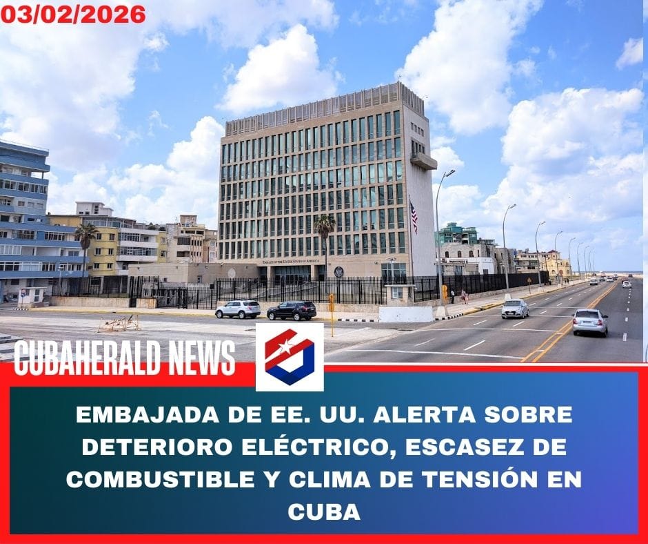 Embajada de EE. UU. alerta sobre deterioro eléctrico, escasez de combustible y clima de tensión en Cuba