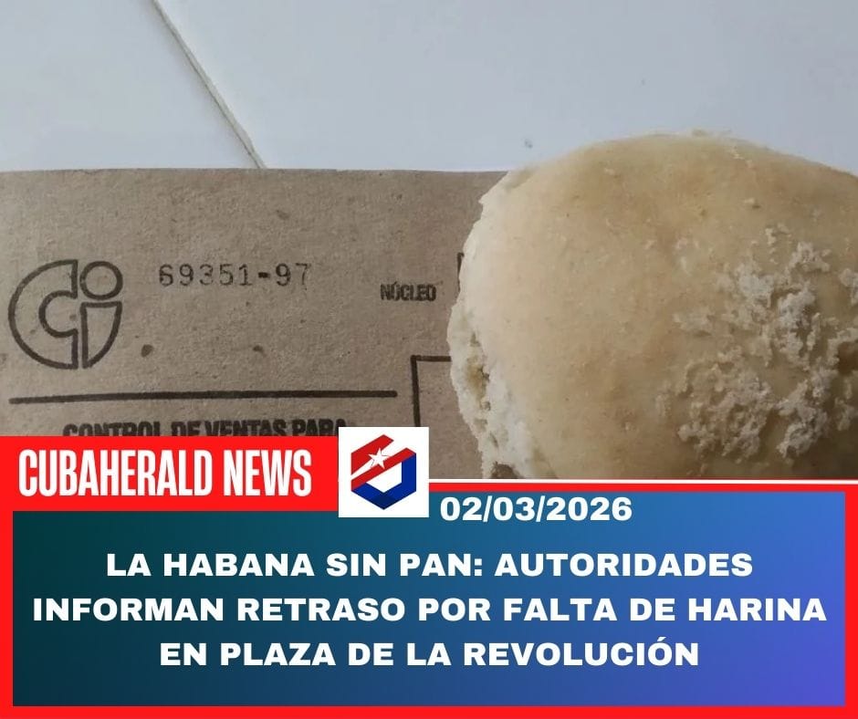 La Habana sin pan: autoridades informan retraso por falta de harina en Plaza de la Revolución