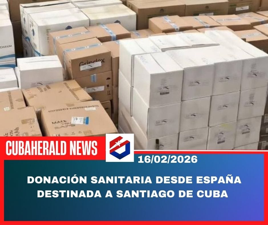 Donación sanitaria desde España destinada a Santiago de Cuba genera atención por su magnitud