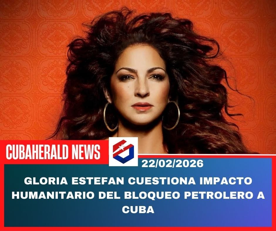 Gloria Estefan cuestiona impacto humanitario del bloqueo petrolero a Cuba