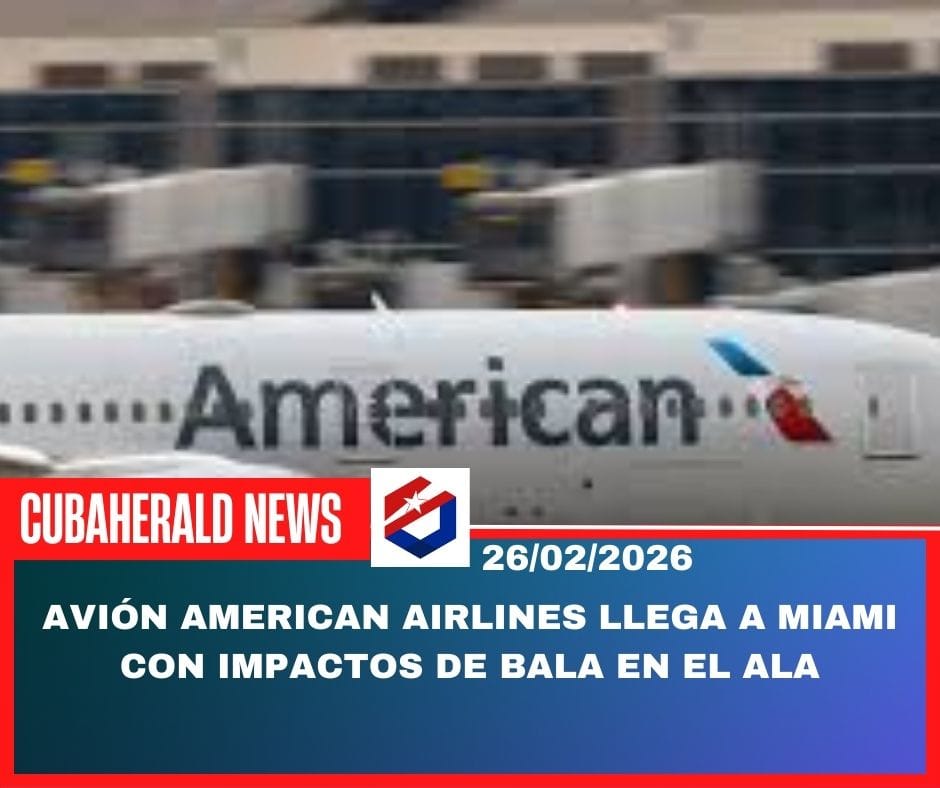 Avión American Airlines llega a Miami con impactos de bala en el ala