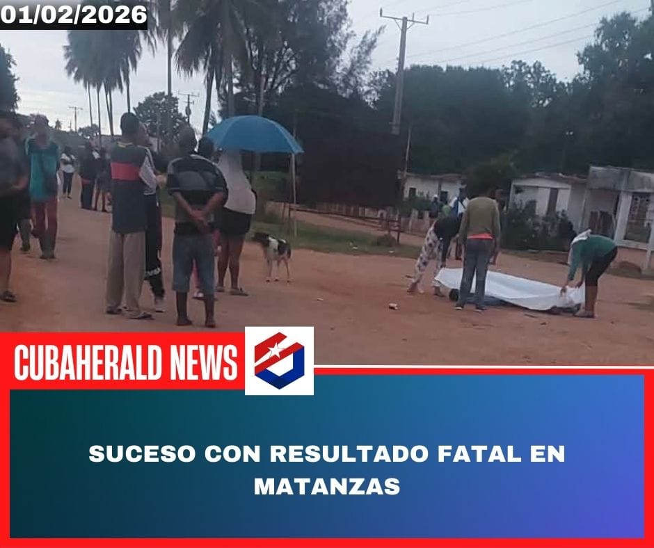SUCESO CON RESULTADO FATAL EN MATANZAS