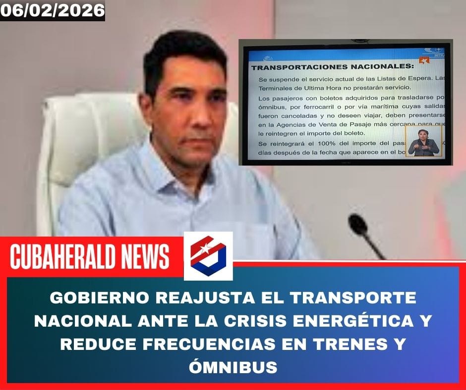 Cuba reduce drásticamente el transporte nacional por falta de combustible y crisis energética