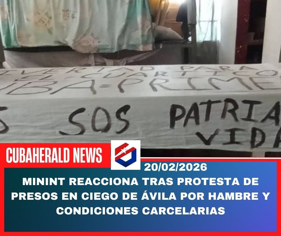 MININT reacciona tras protesta de presos en Ciego de Ávila por hambre y condiciones carcelarias