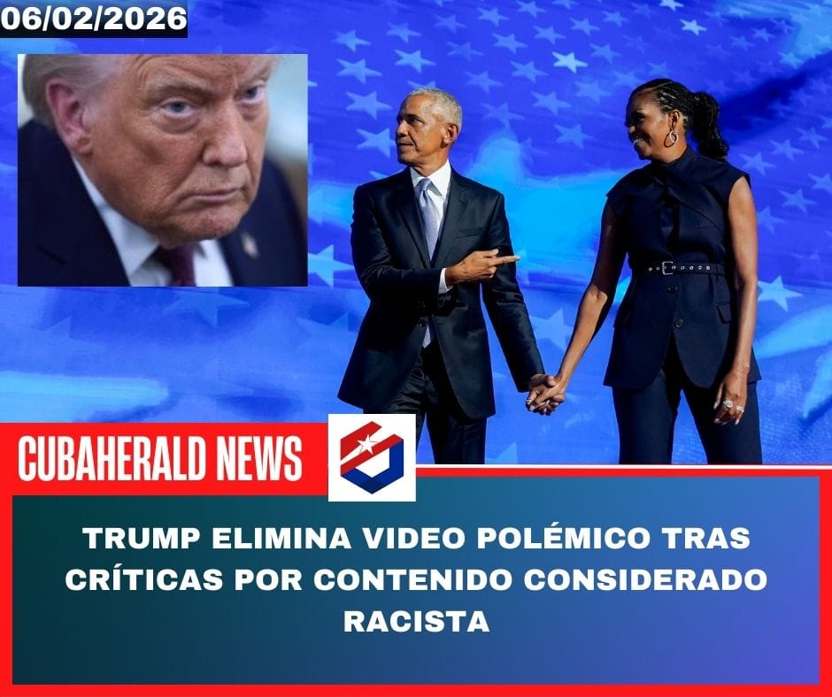 Trump elimina video polémico tras críticas por contenido considerado racista