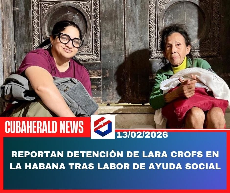 Reportan detención de Lara Crofs en La Habana tras labor de ayuda social