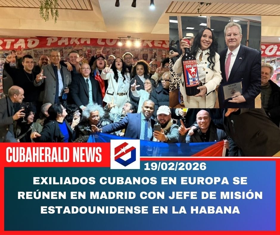 Exiliados cubanos en Europa se reúnen en Madrid con jefe de misión estadounidense en La Habana