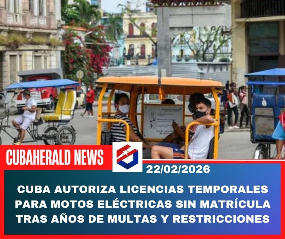 Cuba autoriza licencias temporales para motos eléctricas sin matrícula tras años de multas y restricciones