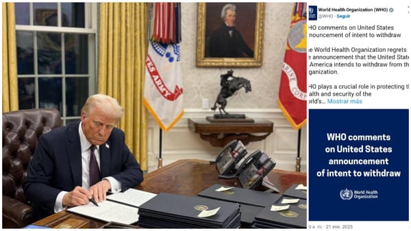 Hombre escribiendo documentos en el Despacho Oval