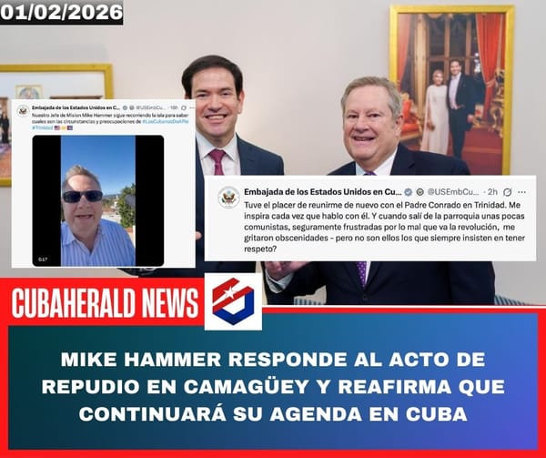 Mike Hammer responde al acto de repudio en Camagüey y reafirma que continuará su agenda en Cuba