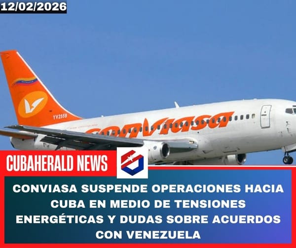 Conviasa suspende operaciones hacia Cuba en medio de tensiones energéticas y dudas sobre acuerdos con Venezuela