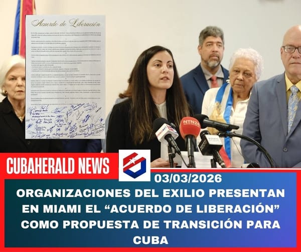Organizaciones del exilio presentan en Miami el “Acuerdo de Liberación” como propuesta de transición para Cuba