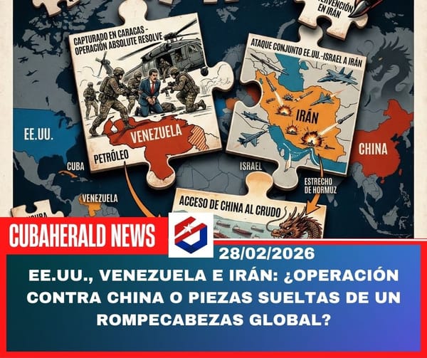 EE.UU., Venezuela e Irán: ¿Operación contra China o piezas sueltas de un rompecabezas global?