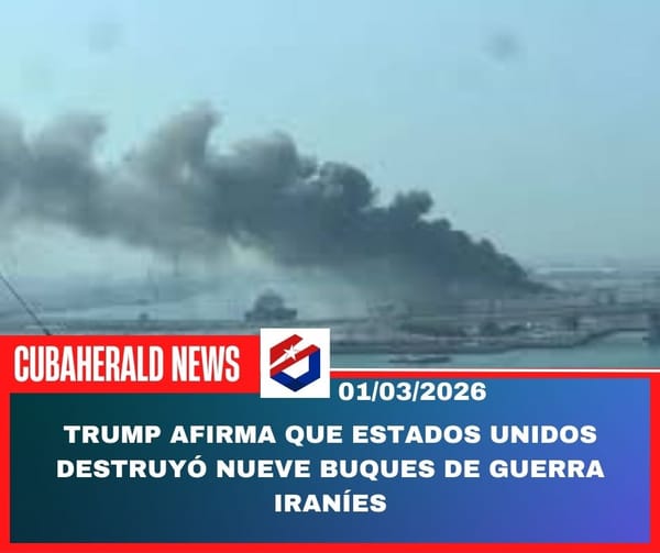 Trump afirma que Estados Unidos destruyó nueve buques de guerra iraníes