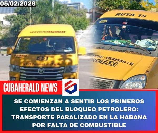 Se comienzan a sentir los primeros efectos del bloqueo petrolero: transporte paralizado en La Habana por falta de combustible