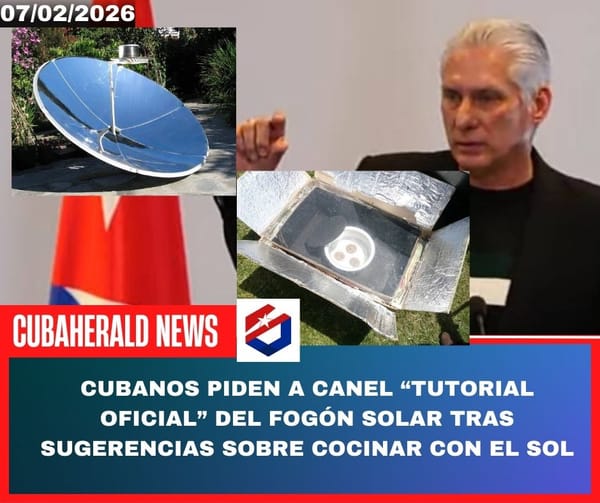 Cubanos piden a Canel “tutorial oficial” del fogón solar tras sugerencias sobre cocinar con el sol
