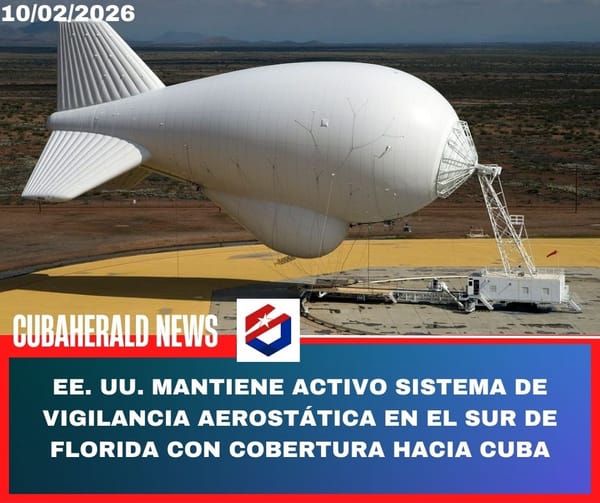 EE. UU. mantiene activo sistema de vigilancia aerostática en el sur de Florida con cobertura hacia Cuba