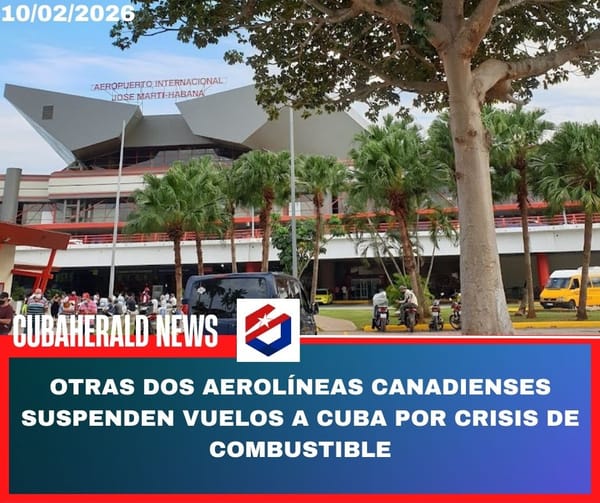 Otras dos aerolíneas canadienses suspenden vuelos a Cuba por crisis de combustible