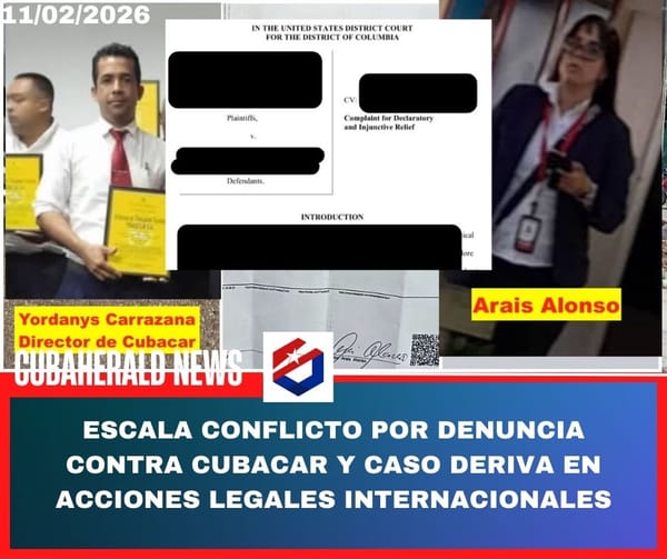 Escala conflicto por denuncia contra Cubacar y caso deriva en acciones legales internacionales