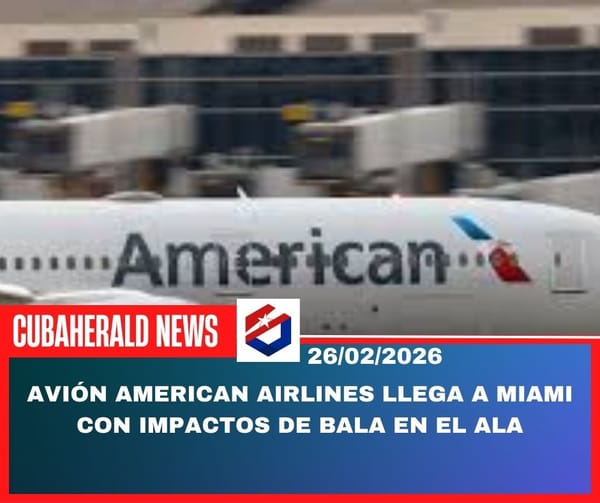 Avión American Airlines llega a Miami con impactos de bala en el ala