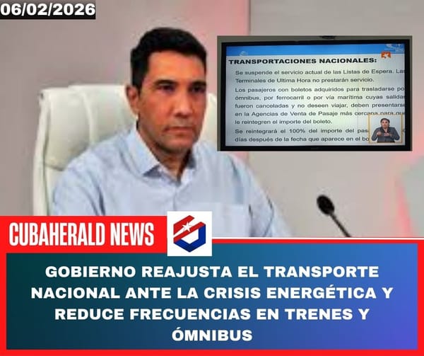 Cuba reduce drásticamente el transporte nacional por falta de combustible y crisis energética