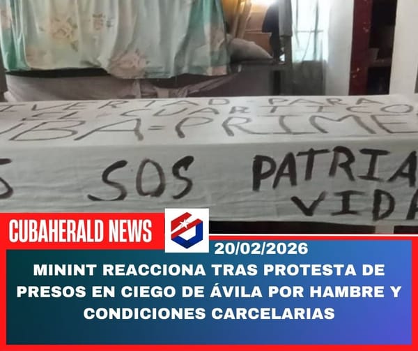 MININT reacciona tras protesta de presos en Ciego de Ávila por hambre y condiciones carcelarias