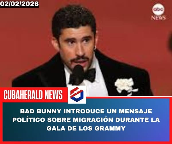 Bad Bunny introduce un mensaje político sobre migración durante la gala de los Grammy