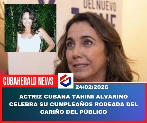 Actriz cubana Tahimí Alvariño celebra su cumpleaños rodeada del cariño del público