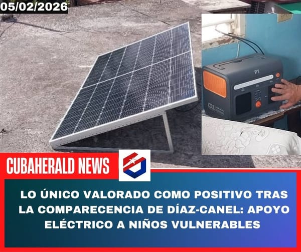 Lo único valorado como positivo tras la comparecencia de Díaz-Canel: apoyo eléctrico a niños vulnerables en medio de un panorama energético preocupante