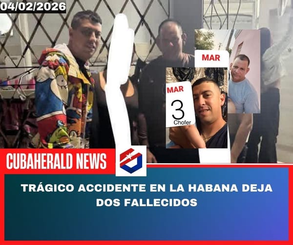 Trágico accidente en La Habana deja dos fallecidos; el conductor se encuentra en paradero desconocido