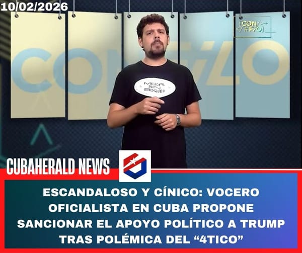 Escandaloso y cínico: vocero oficialista en Cuba propone sancionar el apoyo político a Trump tras polémica del “4tico”