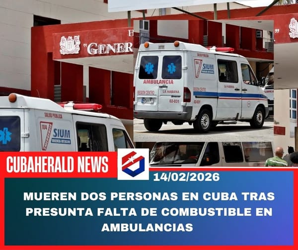 Mueren dos personas en Cuba tras presunta falta de combustible en ambulancias