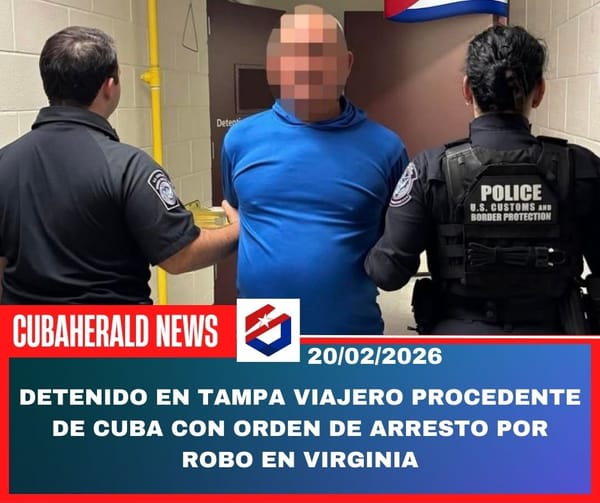 Detenido en Tampa viajero procedente de Cuba con orden de arresto por robo en Virginia