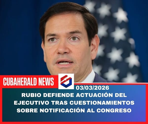 Rubio defiende actuación del Ejecutivo tras cuestionamientos sobre notificación al Congreso