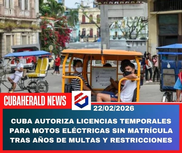 Cuba autoriza licencias temporales para motos eléctricas sin matrícula tras años de multas y restricciones
