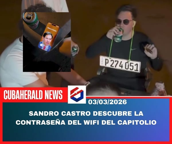 Sandro Castro descubre la contraseña del WiFi del Capitolio