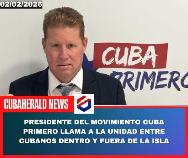 Dirigente del movimiento Cuba Primero hace un llamado a la cohesión entre cubanos dentro y fuera del país