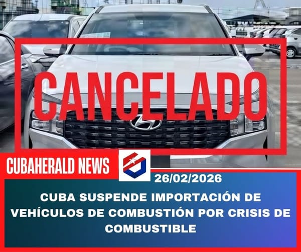 Cuba suspende importación de vehículos de combustión por crisis de combustible