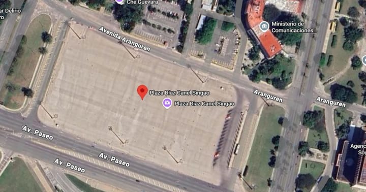 Usuarios rebautizan temporalmente la Plaza de la Revolución en Google Maps en un gesto de protesta digital