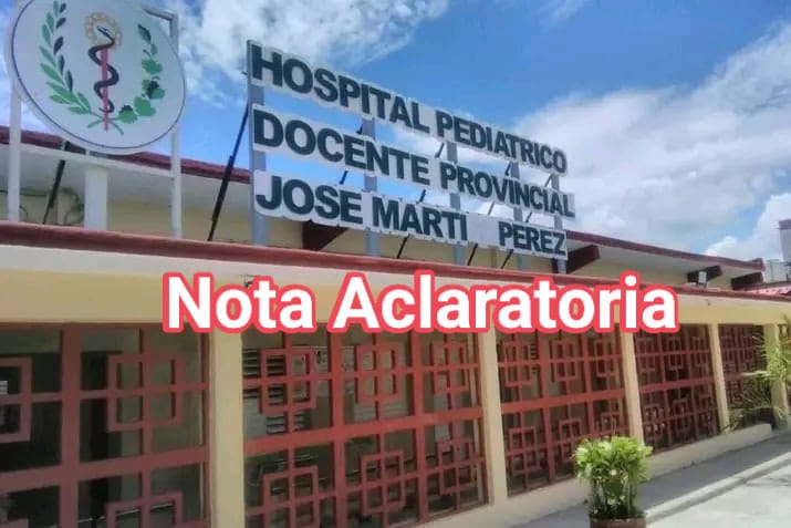 Fachada del Hospital Pediátrico José Martí Pérez