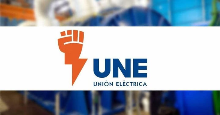 Logotipo de UNE Unión Eléctrica