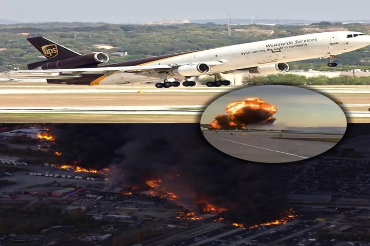 Tragedia aérea en Kentucky: Avión de carga de UPS se estrella tras despegar del Aeropuerto Internacional Muhammad Ali