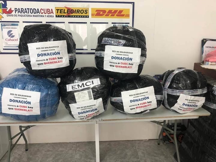 Sale desde Canarias un nuevo contenedor con material sanitario destinado a centros de salud en Cuba