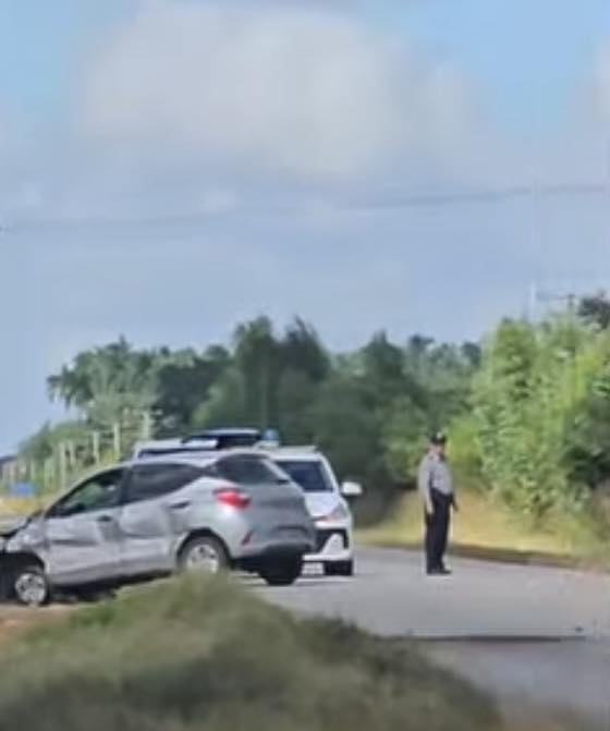 Accidente múltiple en la carretera de Gaspar, Ciego de Ávila, deja varios vehículos siniestrados