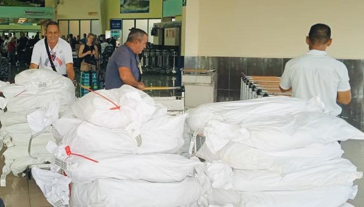 Arriban a Cuba 2.250 libras de leche en polvo donadas por “Puentes de Amor” para centros sociales en Guantánamo