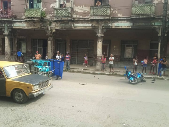 Accidente de tránsito reportado en La Víbora, municipio 10 de Octubre