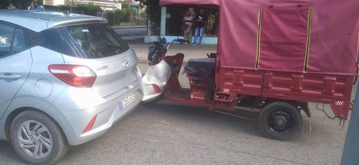Accidente de tránsito deja un lesionado en la Avenida 26 de La Habana