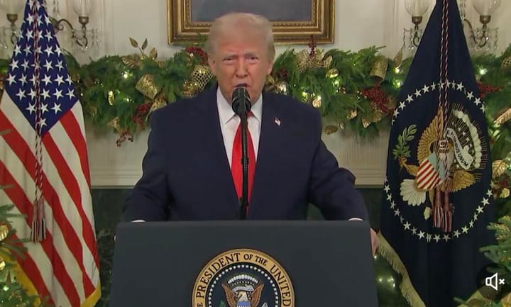 Claves del mensaje de Donald Trump en su discurso televisado a la nación