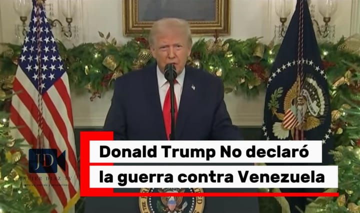 Trump anuncia discurso a la nación en medio de tensiones con Venezuela, pero evita un anuncio bélico