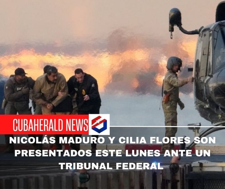 Nicolás Maduro y Cilia Flores son presentados este lunes ante un tribunal federal en Manhattan